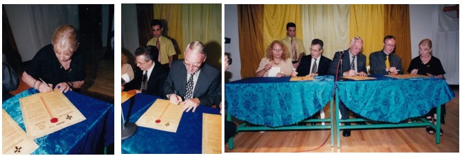 Unterzeichnung der Städtepartnerschaft, 11. Juni 2000